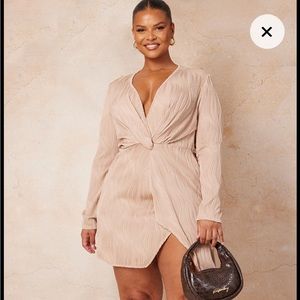 NWT Nude mini dress. Long sleeve.